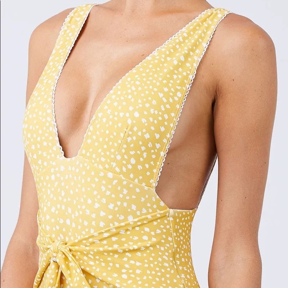 New Skye & Staghorn Plunge Onepiece Swimsuit S - Picture 9 of 9